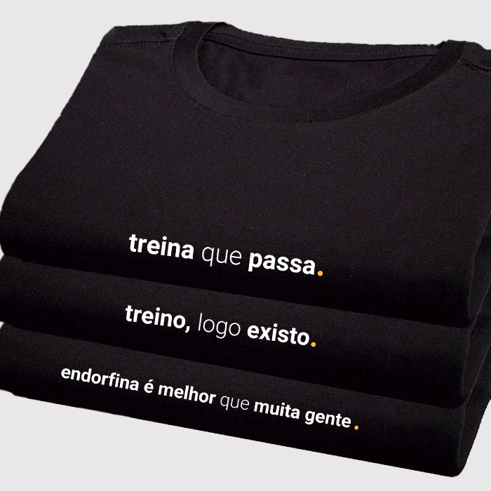 kit 3 camisetas masculina dry fit endorfina