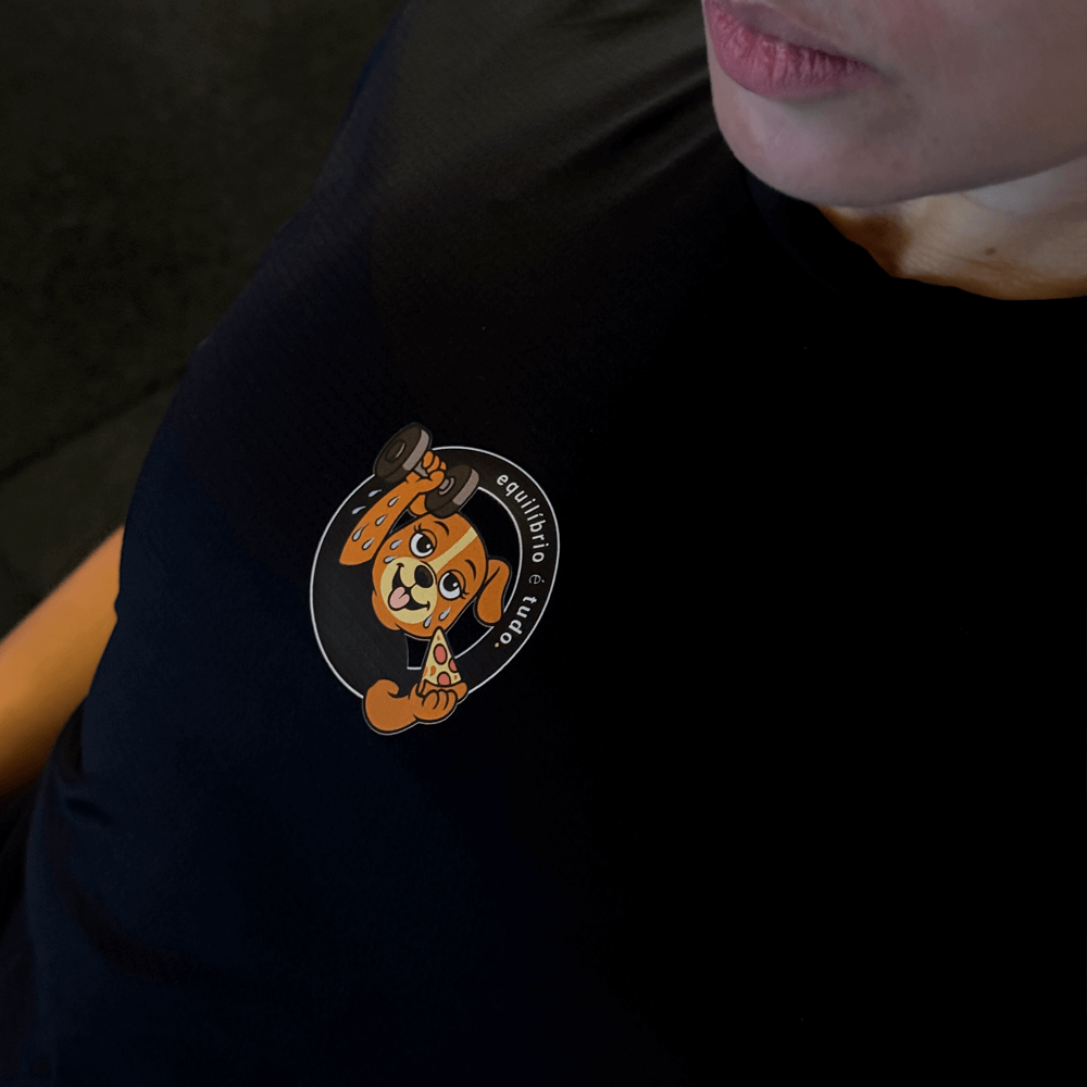 camiseta feminina dry fit equilíbrio é tudo