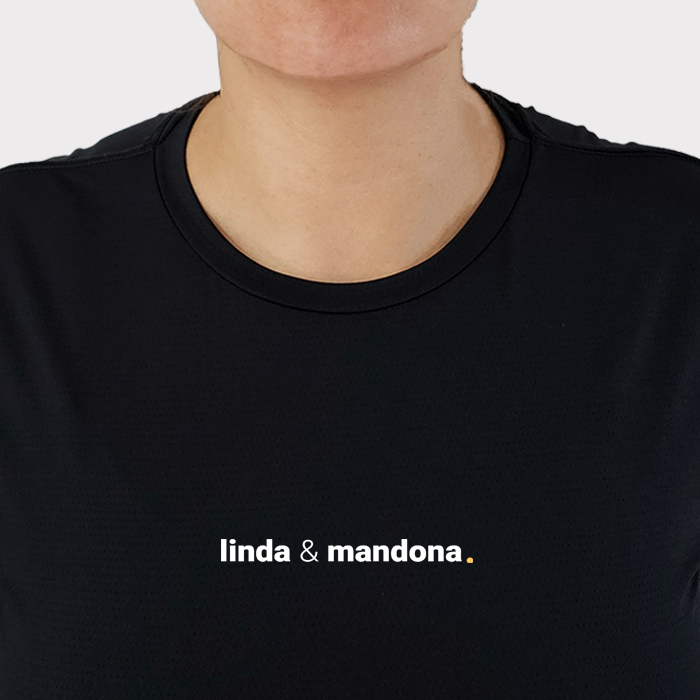camiseta feminina dry fit linda e mandona