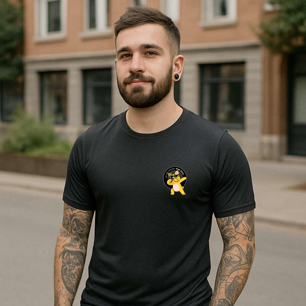 camiseta masculina dry fit vai dar merda, mas bora