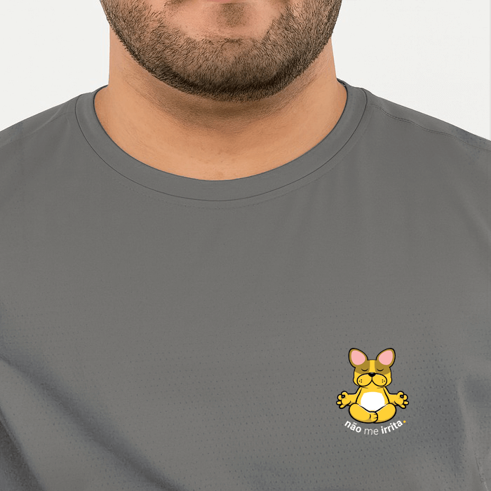 camiseta masculina dry fit não me irrita