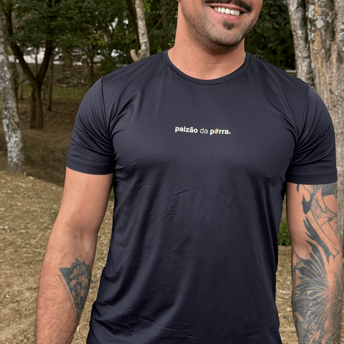 camiseta masculina dry fit paizão da porra