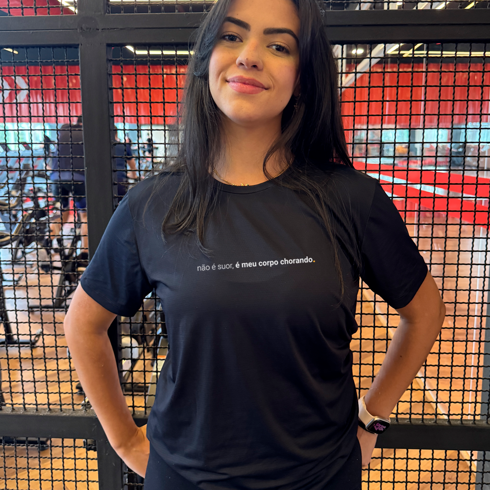 kit 3 camisetas feminina dry fit reclamo, mas treino