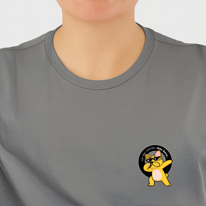 camiseta feminina dry fit vai dar merda, mas bora