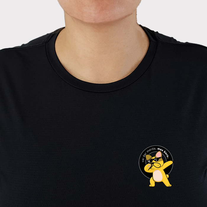 camiseta feminina dry fit vai dar merda, mas bora