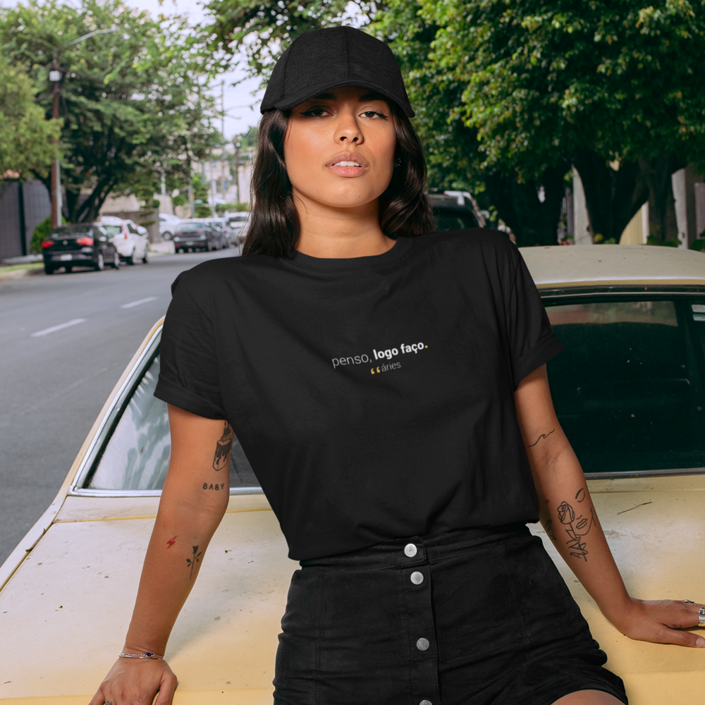 camiseta feminina signo áries