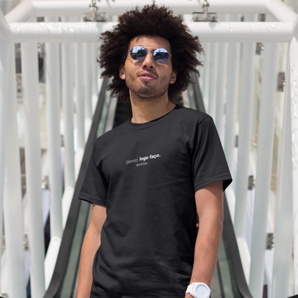 camiseta masculina signo áries