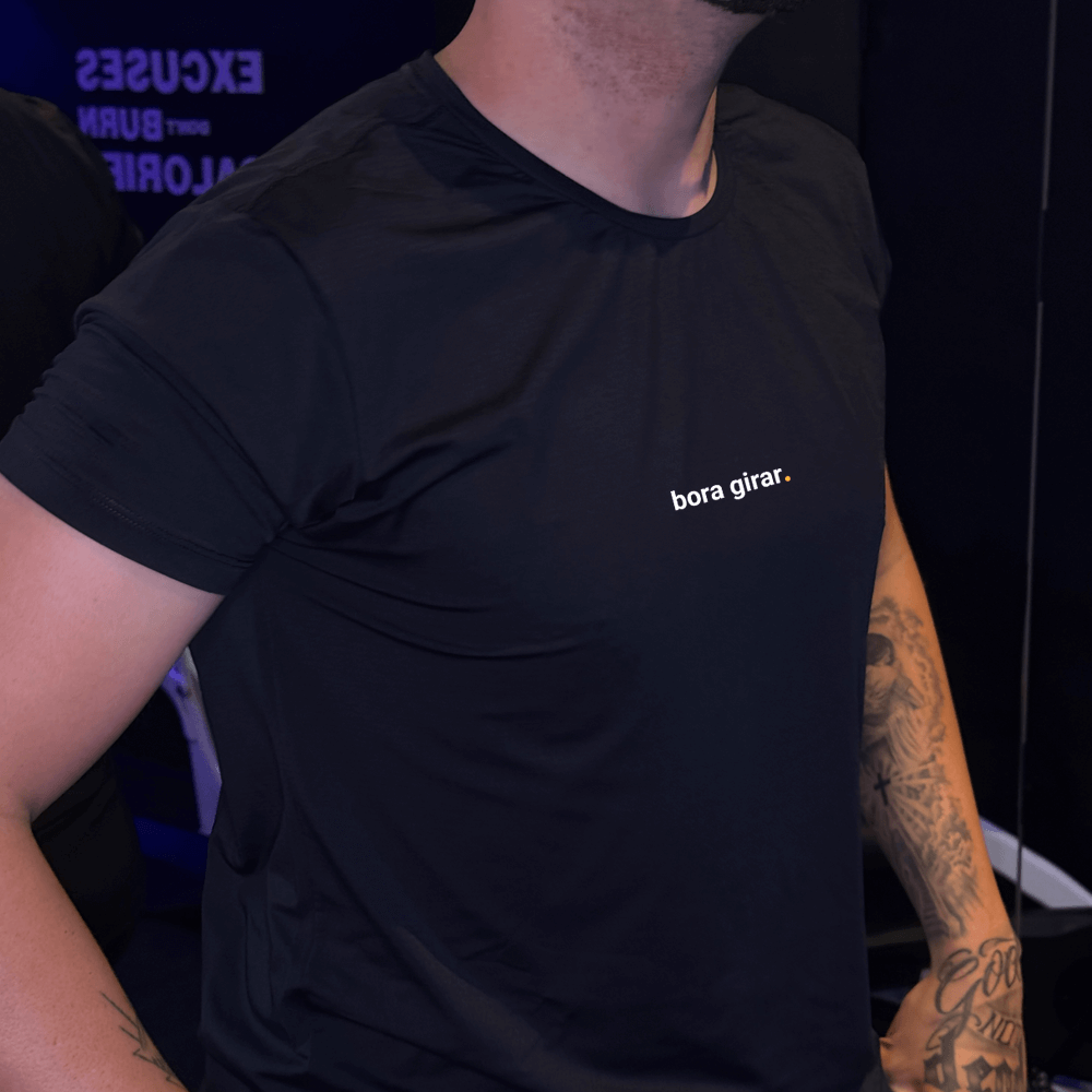 camiseta masculina dry fit bora girar