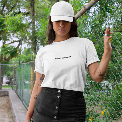 camiseta feminina linda e mandona