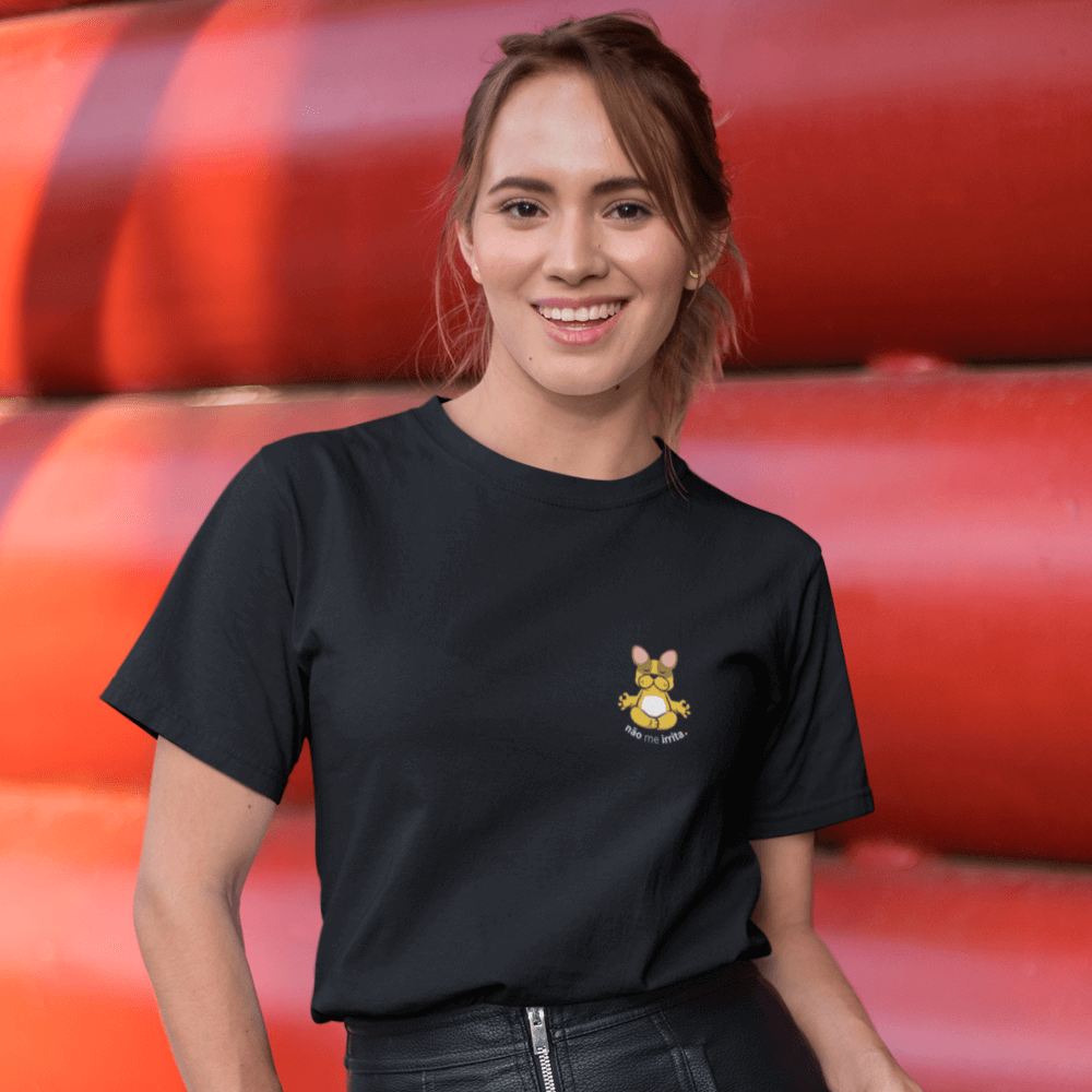 camiseta feminina não me irrita