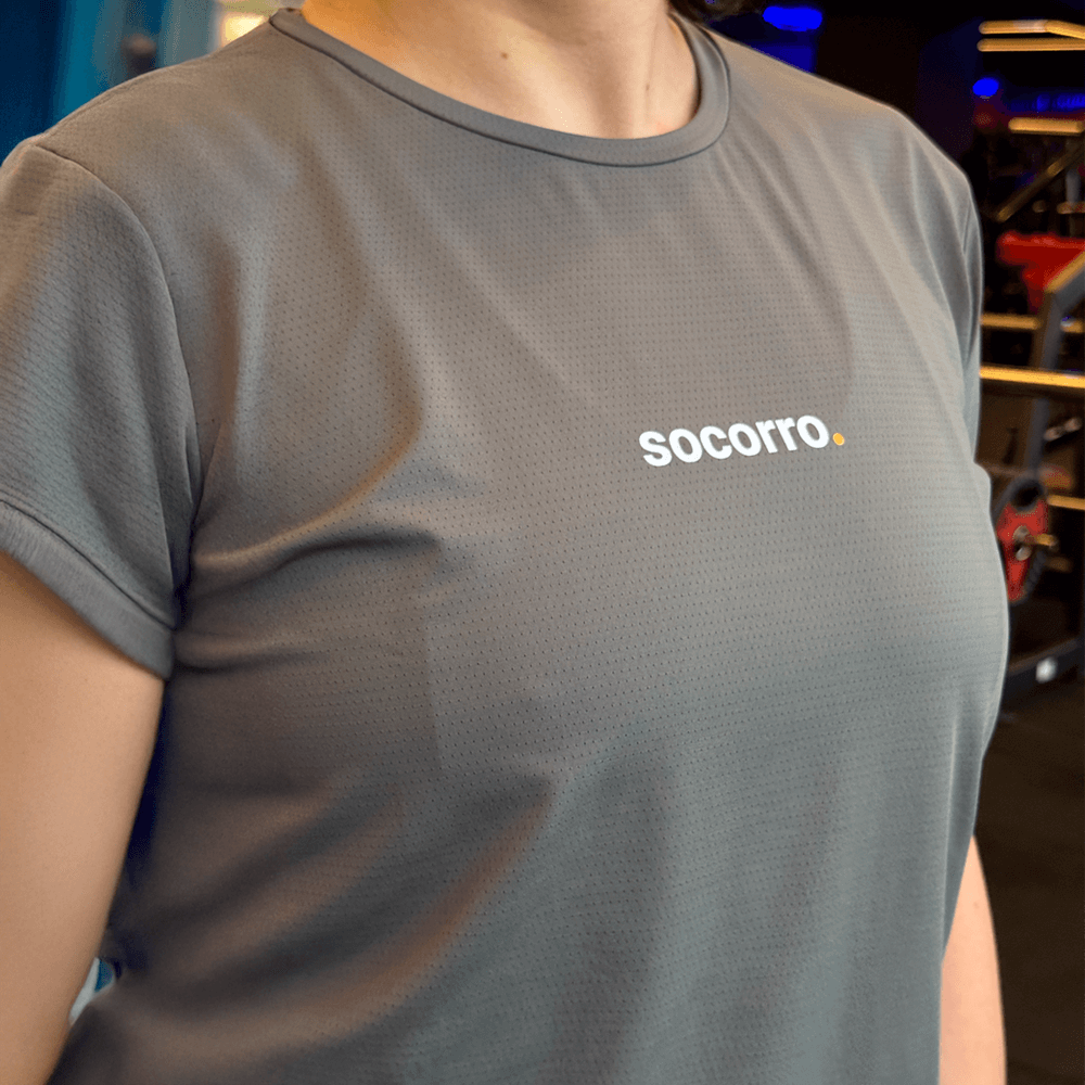 camiseta feminina dry fit socorro
