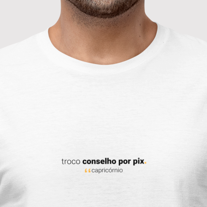 camiseta masculina signo capricórnio