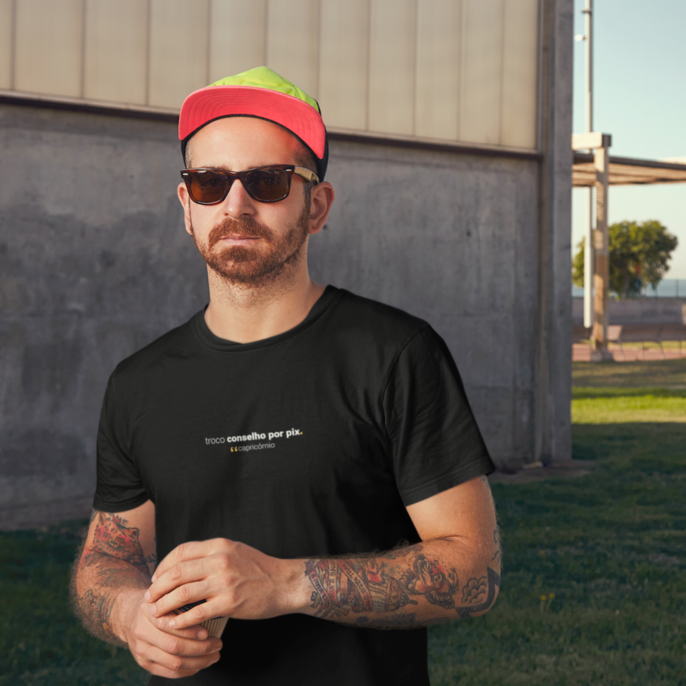 camiseta masculina signo capricórnio