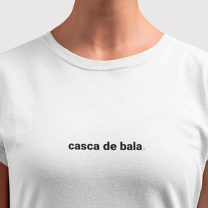 camiseta feminina casca de bala