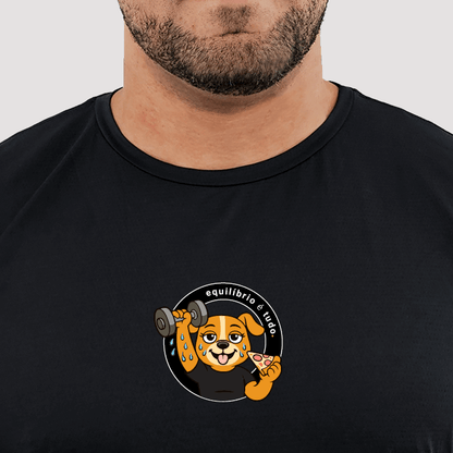 camiseta masculina dry fit equilíbrio é tudo