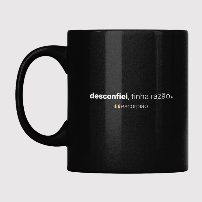 caneca signo escorpião