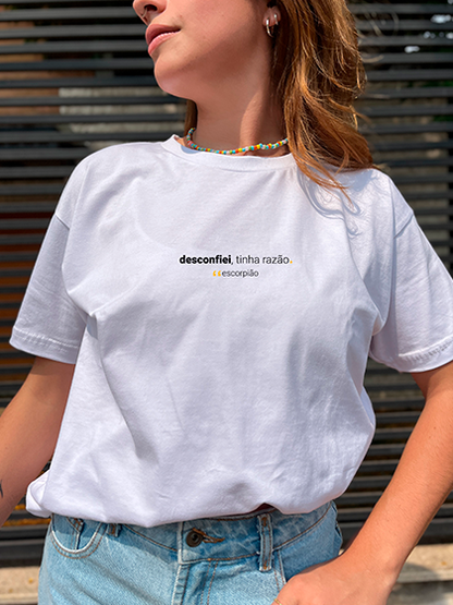 camiseta feminina signo escorpião