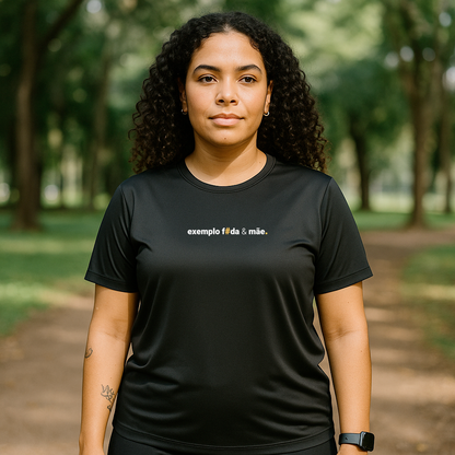 kit 3 camisetas feminina dry fit kit mãe raiz