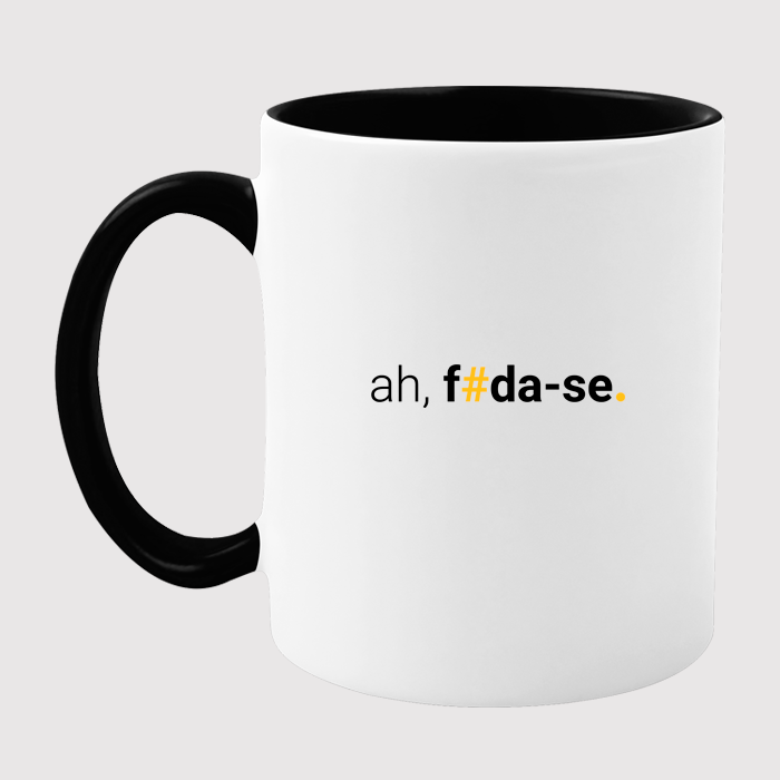 caneca ah, foda-se