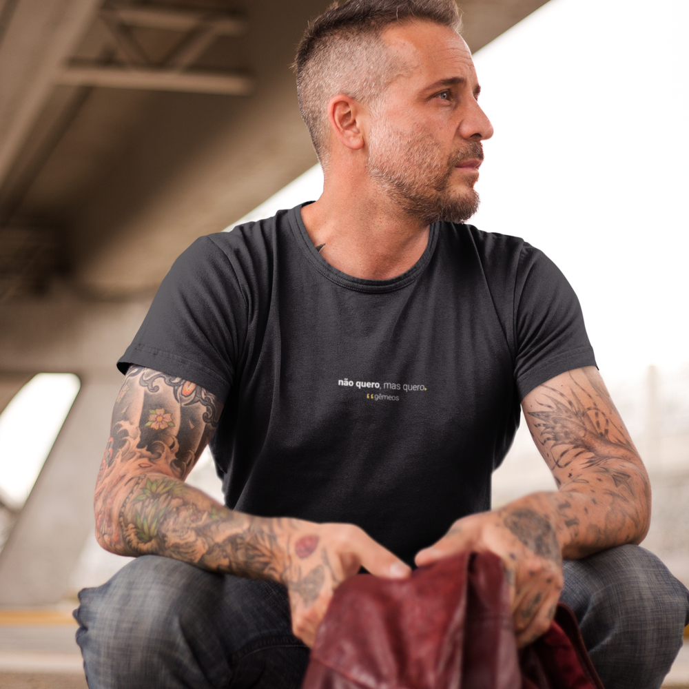 camiseta masculina signo gêmeos