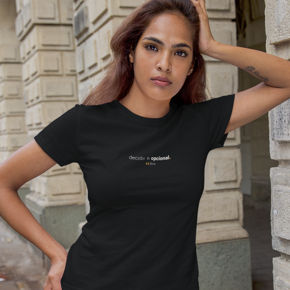 camiseta feminina signo libra