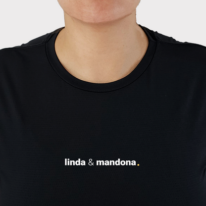 camiseta feminina dry fit linda e mandona