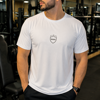 camiseta masculina dry fit brasil - edição limitada