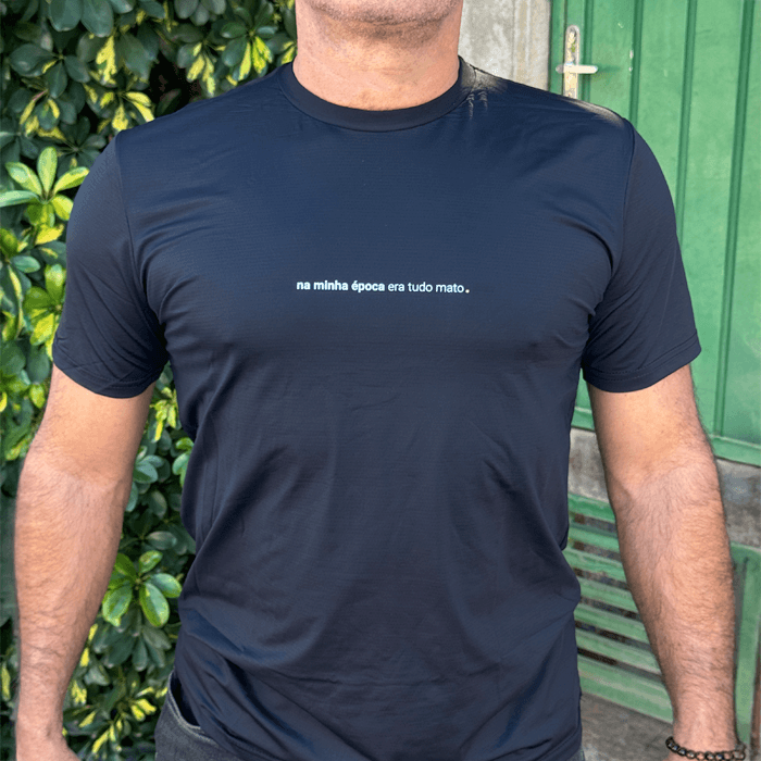 camiseta masculina dry fit na minha época era tudo mato