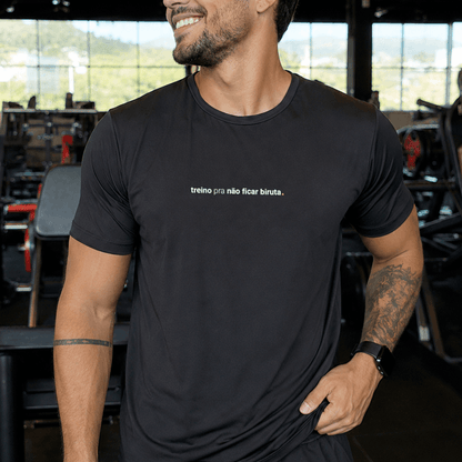camiseta masculina dry fit treino pra não ficar biruta