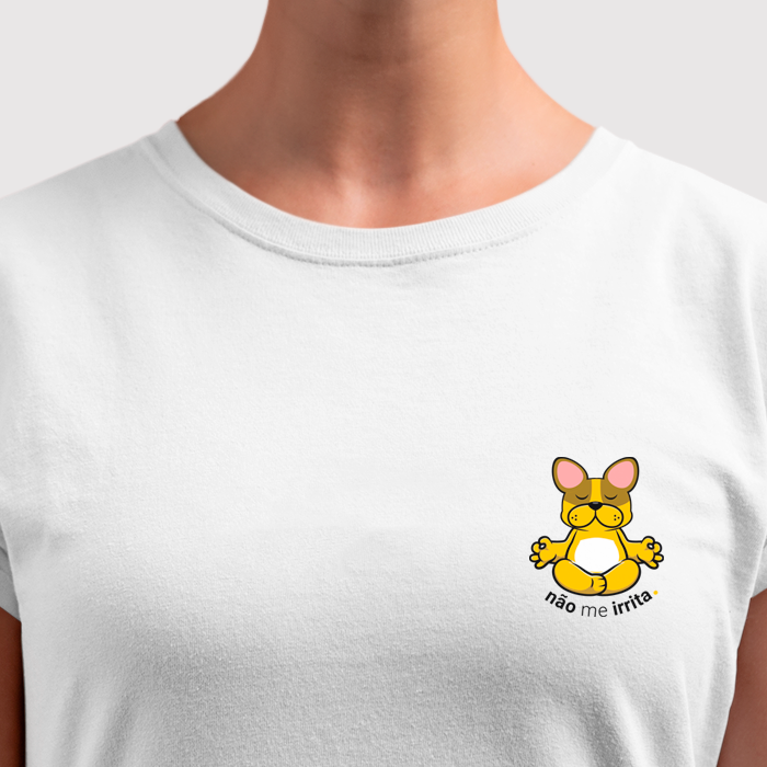 camiseta feminina não me irrita