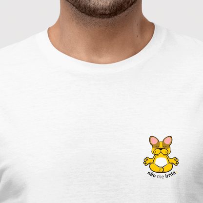 camiseta masculina não me irrita