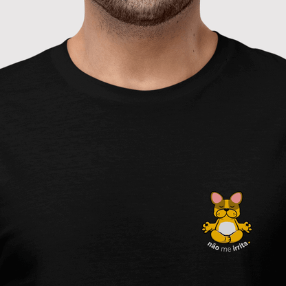camiseta masculina não me irrita
