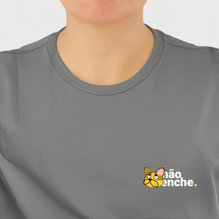 camiseta feminina dry fit não enche