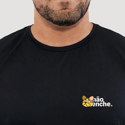 camiseta masculina dry fit não enche