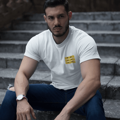 camiseta masculina olhos revirando
