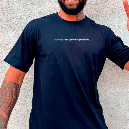 kit 3 camisetas masculina sem paciência