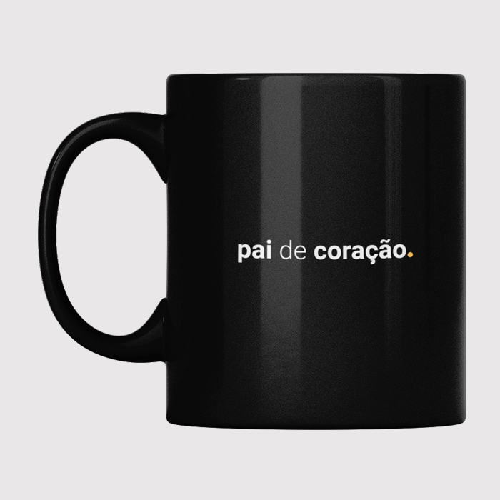 caneca pai de coração