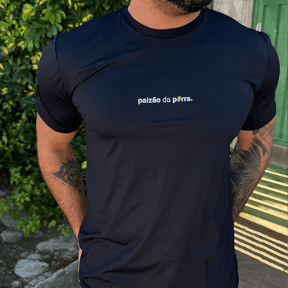 camiseta masculina dry fit paizão da porra