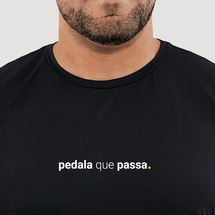 camiseta masculina dry fit pedala que passa