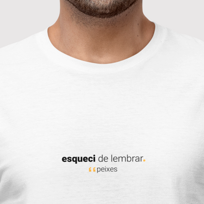 camiseta masculina signo peixes