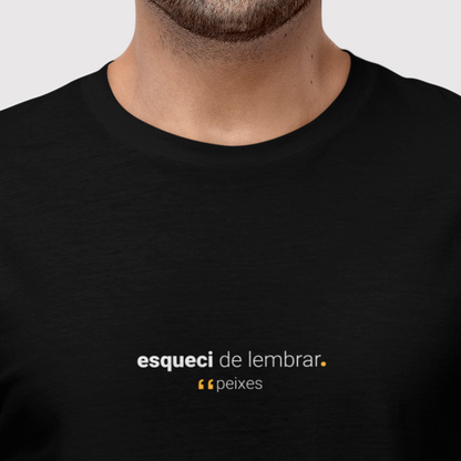 camiseta masculina signo peixes