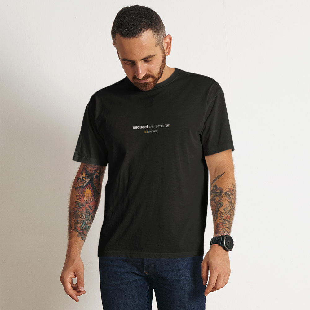 camiseta masculina signo peixes