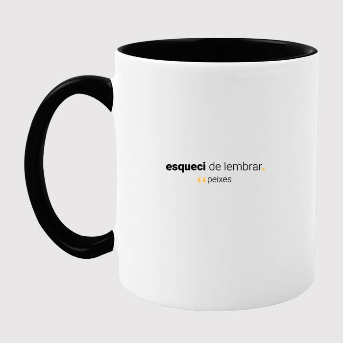caneca signo peixes
