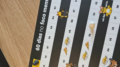 jogo 60 dias no foco memo, melhore seus hábitos
