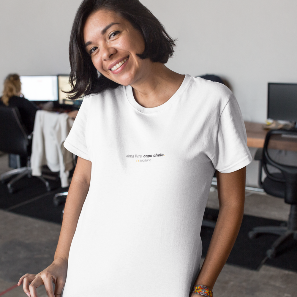 camiseta feminina signo sagitário