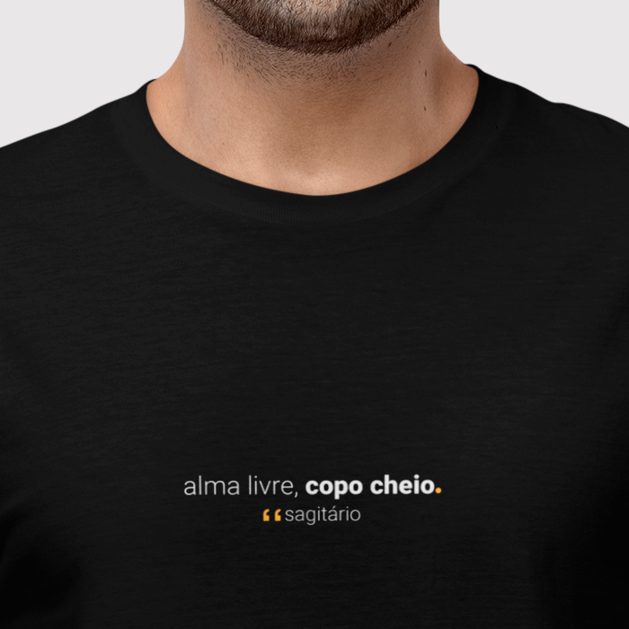 camiseta masculina signo sagitário