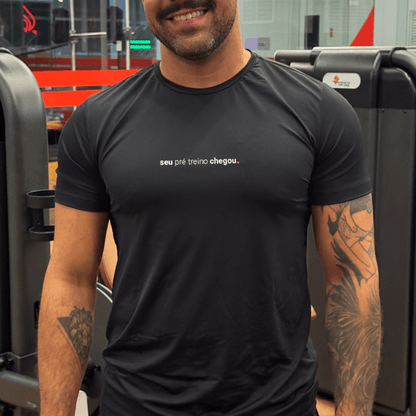 camiseta masculina seu pré treino chegou