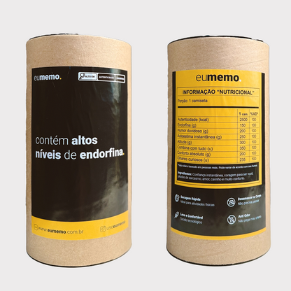 embalagem de presente eumemo -  endorfina em tubo