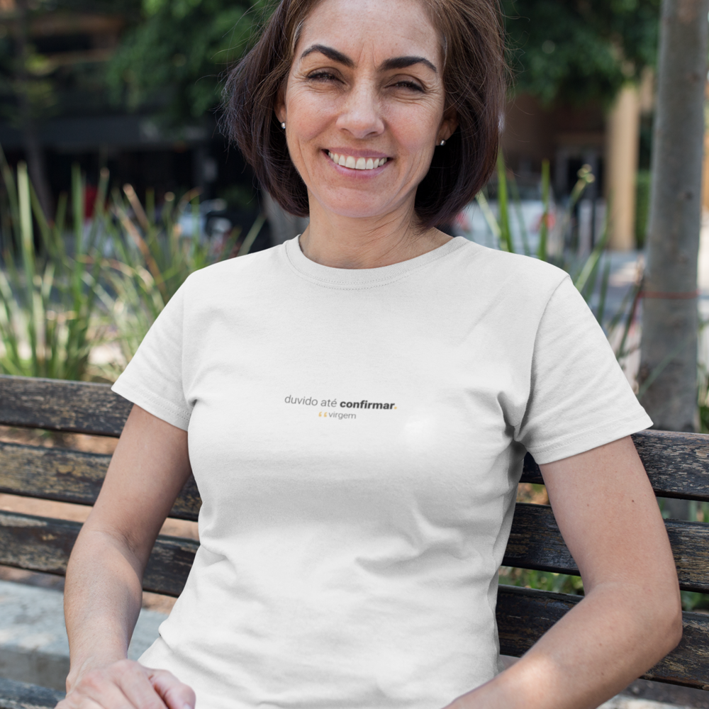 camiseta feminina signo virgem