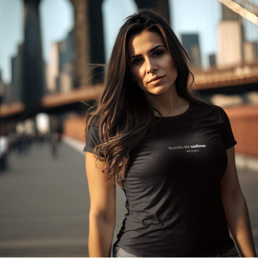 camiseta feminina signo virgem